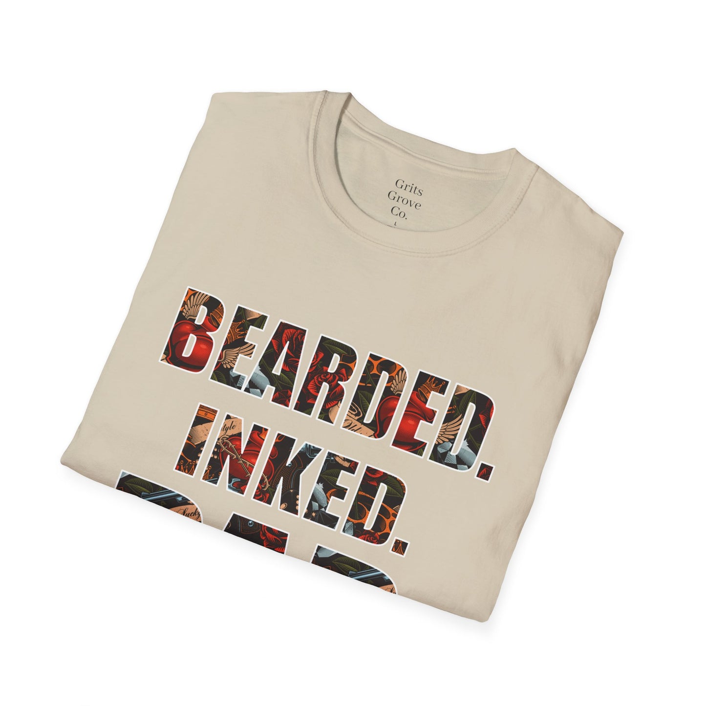 Bearded Inked Unisex Softstyle T-Shirt