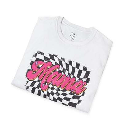 Checkered Mams Unisex Softstyle T-Shirt