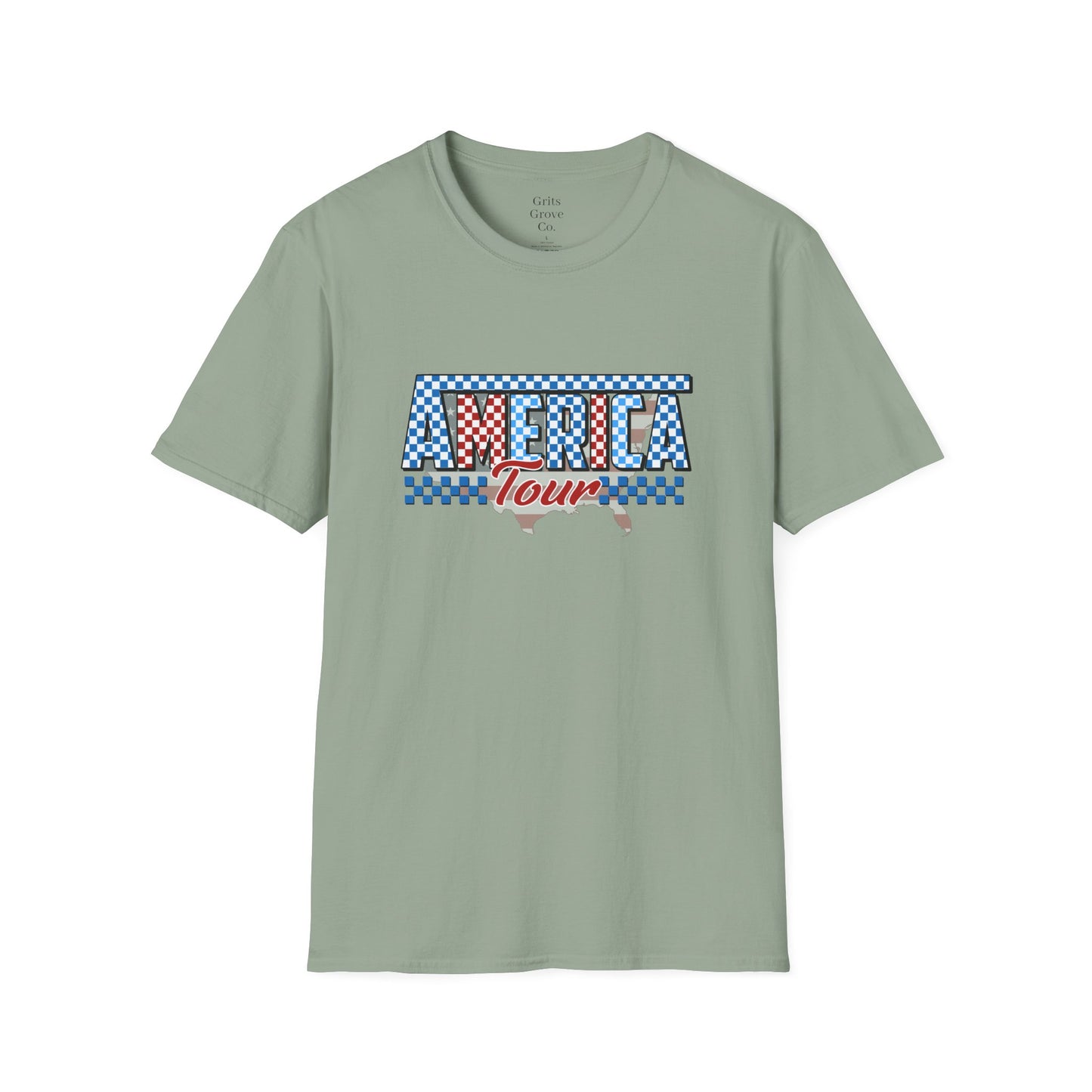 America Tour Unisex Softstyle T-Shirt