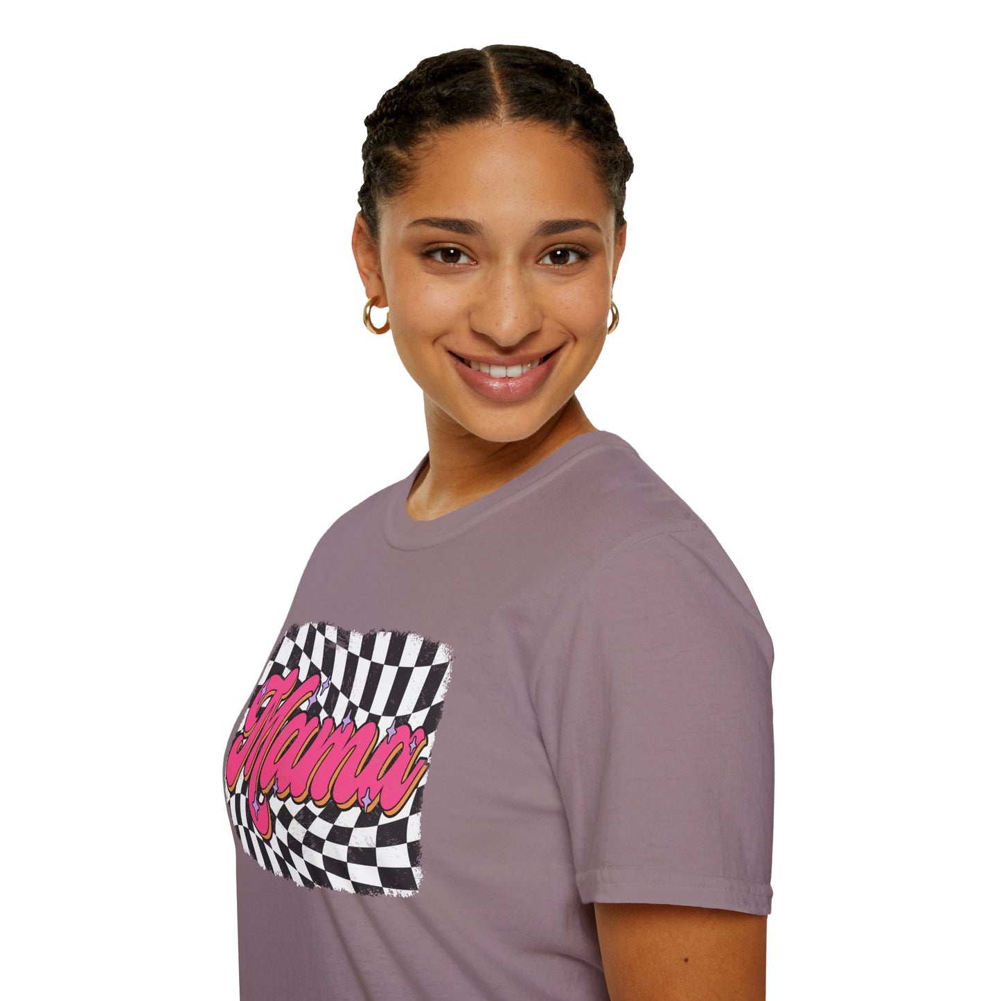 Checkered Mams Unisex Softstyle T-Shirt