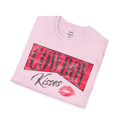 Cowboy Kisses Grunge Unisex Softstyle T-Shirt